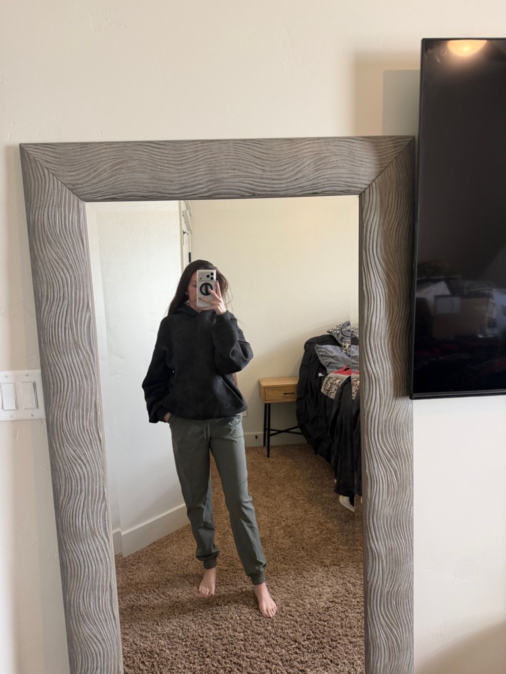lululemon athletica Olive Green Track Joggers